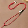 Collar de Cordón con Cuentas Delgadas de Aleación Cordón Colgante de Buda Oro Jade para Hombres y Mujeres Hecho a Mano Línea Mambo Cordón Colgante para Colgante DIY