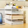 Estante de escritorio para archivos A3A4, estante de metal para documentos, caja de archivos, estante de almacenamiento de archivos de varias capas, caja de almacenamiento para carpetas de archivos