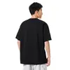 Camiseta Cool Retro Americana de Manga Corta para Hombre Verano 2025 Holgada Casual Diseño de Letras Estampadas en Acero Camiseta Superior