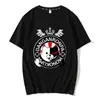 Teoría de la bala rueda de bala rota juego de baile anime periférico levanta la mano oso sonrisa oso manga corta principal camiseta de algodón verano