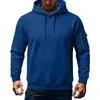 Moletom Masculino Solto Primavera e Outono com Zíper Meio Zíper Pulôver Moletom Casual Esportivo Masculino