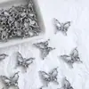 Acessórios Vintage Liga Gato Olho Borboleta Vazados com Diamantes Pingente de Borboleta DIY Grampo de Cabelo Artesanal Acessórios para Pulseira Materiais