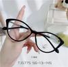 Gafas de armazón ovalado de personalidad ojo de gato té transparente miopía rojo neto anti luz azul mayoreo TJ5775