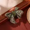Broches Criativos de Strass Mais Vendidos no Exterior, Vários Broches Femininos com Laço Estilo Retrô Resistentes, Pins de Acessório de Alta Qualidade