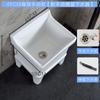 Mop Piscina Varanda tamanho pequeno Cerâmica Lavagem Mop Piscina Mop Piscina Casa de banho Banheiro Praça Automático Dreno de água