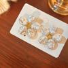 Aretes Franceses Retro de Perla Blanca con Flor para Mujer Diseño Nicho Entrada Lujo Barroco Exagerados Aretes de Moda Aretes