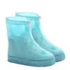 Cubrezapatos Impermeables Antideslizantes, Resistentes al Desgaste, Engrosados, a Prueba de Nieve, Anti-Suciedad, para Días Lluviosos y Nevados, Cubrezapatos de Botas de Lluvia para Hombres y Mujeres con Capa Impermeable