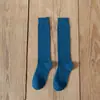 Meias Largas Quentes de Outono e Inverno para Mulheres, Meias de Terry, Meias Descartáveis Diárias, Meias Lisas para Panturrilha, Meias Zhuji