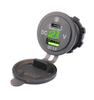 Carregador de carro para moto carro modificado carregador QC3.0 PD porta tipo-c desvio inteligente carregador USB para carro