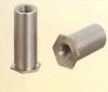 Tuerca remachadora de acero inoxidable 304 con orificio pasante, perno remachador SOOS M3 * 3-12 [diámetro exterior 5,4]