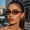 Óculos de Sol Quadrados de Moda Europeia e Americana Transfronteiriços para Homens e Mulheres, Óculos de Sol com Armação de Tartaruga de Alta Qualidade, Comércio Exterior Amazon Xiyin