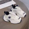 Pequeno Filho do Meio Su Yinyin Primeiro Encontro Galáxia Original Prata Espessura Estrelas Confortáveis Tênis Esportivos Casuais Sapatos de Pai Femininos