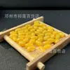 Cuentas de arroz de ágata roja sueltas al por mayor, cuentas de barril ovaladas, pulsera y collar de bricolaje semiacabada de Lulutong con material de cuentas
