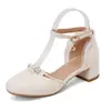 2025 Nuevos Zapatos de Princesa Estampados Baotou Zapatos de Hada 30-43 Estilo Chino Cheongsam Dinastía Han Sandalias Huecas Zapatos de Exportación