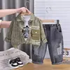 Conjunto de Ropa de Otoño para Niños 2026 Nuevo Estilo Bebé Primavera y Otoño Versión Coreana Conjunto de Tres Piezas de Manga Larga Ropa Infantil de Moda al por Mayor