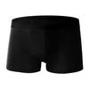 Roupa Íntima Masculina Outono e Inverno Nova Cuecas Boxer para Meninos Cor Sólida Tamanho Grande Macia Respirável Roupa Íntima para Homens de Meia-Idade e Idosos Atacado Masculino