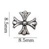 Corazón de Cuervo Retro Aleación Diamante Accesorios para Uñas Punk Estilo Oscuro Cruz Metal Accesorios Diamantes para Uñas Venta al por Mayor