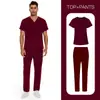 Ropa de Trabajo para Hospital, Doctor, Enfermera de Talla Europea para Hombre Ropa Lavable a Mano Ropa de Enfermera Ropa de Trabajo Uniforme de Enfermera para Salón de Belleza