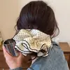 Goma de pelo retro estilo perezoso para mujer, scrunchie esponjoso estilo falda, banda elástica para el pelo nuevo modelo 2026, accesorio para el pelo estilo coreano