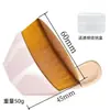 No. 55 Pincel Mágico para Base de Maquillaje Pincel de Maquillaje Que No Absorbe Base Líquida, Pincel para Polvos, Herramienta de Belleza Portátil