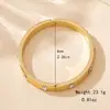 1 Peça de Novo Bracelete Dourado Simples com Diamantes Estilo Europeu e Americano, Joia de Luxo Leve da Moda e Versátil para Mulheres, Acessório de Mão de Alta Qualidade