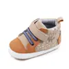 Primavera y Otoño Nuevos Zapatos de Bebé de 6-12 Meses Zapatos de Niño de Caña Alta de Suela Blanda para Niños y Niñas 0-1 Años BHX3175