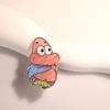 Horquilla de Pelo Bob Esponja de Dibujos Animados Patricio Estrella Linda Corazón de Niña Acrílico Pico de Pato Clip Estudiante Flequillo Clip Lateral