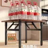 Mesa Plegable, Mesa de Comedor para Uso Doméstico, Mesa Cuadrada Simple para Apartamentos Pequeños, Mesa de Comedor Portátil para Mercados Nocturnos, Mesa para Puestos Exteriores