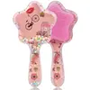 Conjunto de Presente Pente de Massagem com Almofada de Ar Personalizado, Pente de Presente para Mão, Pente com Topo de Caveira Fofo, Pente Oco Pente com Almofada de Ar