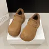 Zapatos de Algodón para Mujer de Suela Gruesa que Aumentan la Altura, Estilo Nuevo Invierno 2026, Forrados de Felpa Cálida, Modernos y Tendencia, Totalmente Cerrados, Zapatos Cálidos para Mujer