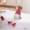 Decorações de Natal Quentes Transfronteiriças Ornamentos Criativos de Galhos de Veado Anão Bonecos Sem Rosto Boneco Velho da Floresta