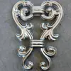 Acessórios de Aço Inoxidável 304, Ornamentos de Flores Estilo Europeu para Portões, Cercas de Pátio, Portas e Janelas Antifurto, Peças Decorativas de Flores, Dourado Titânio