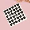 10mm 36 Corazón de Durazno Niños DIY Manual Facial Decorativo Adhesivo Acrílico Diamante Pegatinas