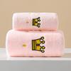 Toalha de Coral Fleece Colorida Macaron, Toalha de Banho Macia e Amiga da Pele para Adultos, Presente, Suprimento para Barraca de Mercado
