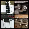 El instrumento rectificador de vigas con placa de gancho de rodillo Lata es adecuado para ruedas paralelas Lata, ruedas verticales y accesorios de rodillo inferior.