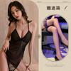 Noite Três Horas Lingerie Sexy Pijama Sexy de Renda Transparente Uniforme Tentação Paixão Conjunto Não Precisa Tirar Camisola Atacado 1173