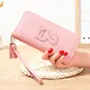 Gatito Lindo Gran Venta Nueva Llegada Billetera de Mano para Mujer con Cremallera Larga Estilo Coreano Bolso de Moda Cartera para Monedas Gran Capacidad