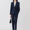 Traje de Entrevista de Alta Gama para Mujer Dos Botones Corte Delgado Sin Planchar Alta Calidad Ropa de Trabajo para Viajar de/a Casa Alta Gama