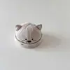 Touca de Bebê Outono e Inverno 2025 Nova Gatinho Fofo Chapéu de Proprietário Meninos Meninas Recém-nascidos Yuppies Chapéu de Pele de Melão