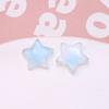 Chica Dopamina Brillo Degradado Estrella de Cinco Puntas Parche de Resina Estrella Pendientes DIY Tocado Tarjeta para el Cabello Material Venta al por Mayor