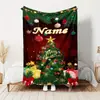 Bestseller transfronterizo de Amazon: Manta de franela roja de frutas navideñas, copos de nieve y ciervos, manta suave para el hogar en vacaciones