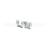 Jiangtai F136 Aleación de Titanio Joyería Cabeza Caballo Ojo de Caballo Cuadrado Transfronteriza G23 Aleación de Titanio Body Piercing Joyería Pendientes