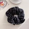 Scrunchie de Malla con Estrellas Estilo Dulce Fresco Milenio Diadema para Moño Estilo Perezoso