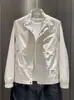 Chaqueta Deportiva Casual Versátil Ligera de Manga Larga con Cremallera y Cuello Solapa para Hombre, Delgada para Primavera y Otoño, para Exteriores