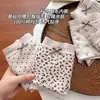 Otoño e invierno estampado de leopardo talla grande para mujer sexy algodón puro 2025 nuevo algodón perchado cintura media bragas triangulares para mujer sin costuras