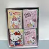 Cuaderno de Gato KT de Dibujos Animados con Bolígrafo 100K Bloc de Notas Portátil Premio para Estudiantes Botón Pequeño Set de Cuadernos Cuaderno de Bolsillo