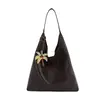 Bolso de mujer de gran capacidad 2026 moda de verano nuevo bolso de hombro simple patrón tejido bolso tote casual para el día a día