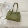 Bolso de mano tejido estilo relajado para mujer, modelo nuevo 2026, lujo ligero, nicho, alta gama, gran capacidad, para hombro/debajo del brazo