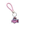 Llavero de cuerda trenzada creativo de la serie Hello Kitty de Amazon, colgante de coche creativo Dunhuang de cuero con dibujos animados