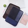Bolsa de Arquivo com Zíper de Malha Translúcida Bolsa para Documentos Estojo Especial para Provas de Estudante Bolsa de Armazenamento para Material de Papelaria